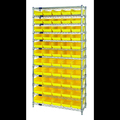 Quantum Storage Systems Shelf Bin Wire Shelving System WR12-106YL